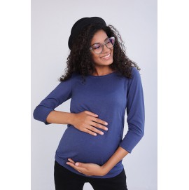 Джемпер для беременных и кормящих To be 4015047 синий