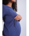 Джемпер для беременных и кормящих To be 4015047 синий