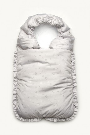 Конверт зимний для новорожденного Модный Карапуз серый