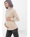 Джемпер флисовый для беременных и кормящих Y@mmyMammy арт. 202.2.109