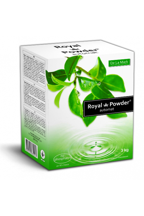 Концентрированный бесфосфатный стиральный порошок  «Royal Powder Universal» (3кг)